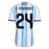 E. FERNÁNDEZ #24 Argentina Home Soccer Jersey 2026 Player Version - Soccerdeal