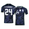 E. FERNÁNDEZ #24 Argentina Away Soccer Jersey 2026 - Soccerdeal