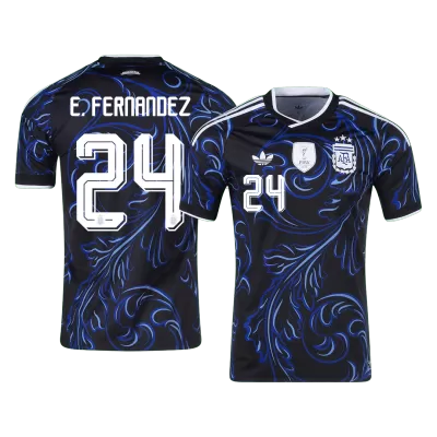 E. FERNÁNDEZ #24 Argentina Away Soccer Jersey 2026 - Soccerdeal