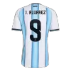J.ÁLVAREZ #9 Argentina Home Soccer Jersey 2026 Player Version - Soccerdeal