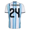 E. FERNÁNDEZ #24 Argentina Home Soccer Jersey 2026 - Soccerdeal