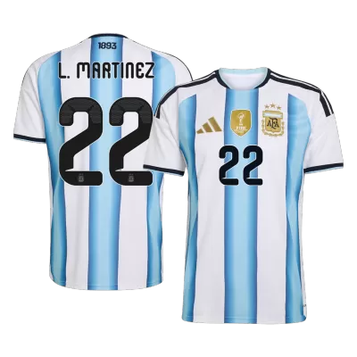 L.MARTÍNEZ #22 Argentina Home Soccer Jersey 2026 - Soccerdeal