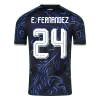 E. FERNÁNDEZ #24 Argentina Away Soccer Jersey 2026 - Soccerdeal