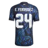 E. FERNÁNDEZ #24 Argentina Away Soccer Jersey 2026 Player Version - Soccerdeal
