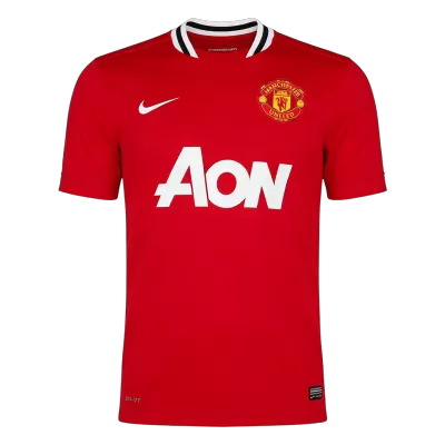 Retro 2011/12 Manchester United Home Soccer Jersey - Soccerdeal