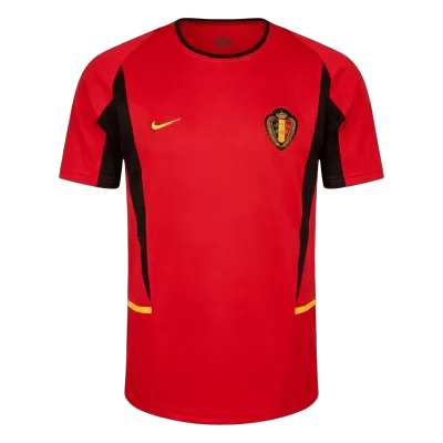 Retro 2002 Belgium Home Soccer Jersey - Soccerdeal