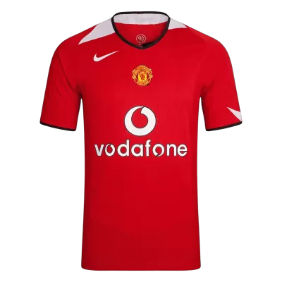 Retro 2004/06 Manchester United Home Soccer Jersey - Soccerdeal