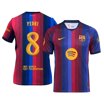 PEDRI #8 Barcelona Home Soccer Jersey 2026/27 -UCL - Soccerdeal