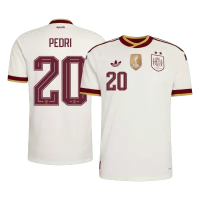 PEDRI #20 Spain Away Soccer Jersey Champion Edition 2026 Player Version - Soccerdeal