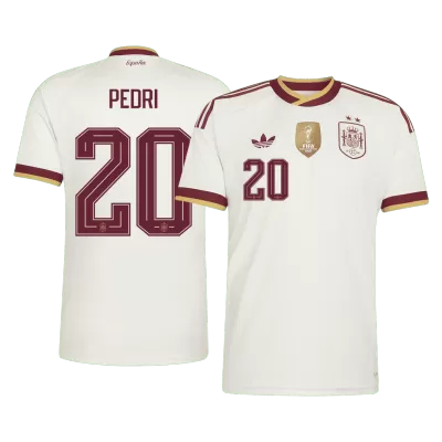 PEDRI #20 Spain Away Soccer Jersey 2026 Champion Edition - Soccerdeal