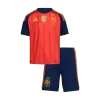 Kid's Spain Home Soccer Jersey Kit(Jersey+Shorts) Champion Edition 2026 - Soccerdeal