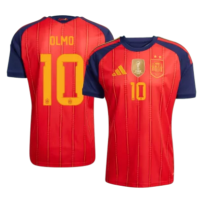 OLMO #10 Spain Home Soccer Jersey 2026 Champion Edition - Soccerdeal