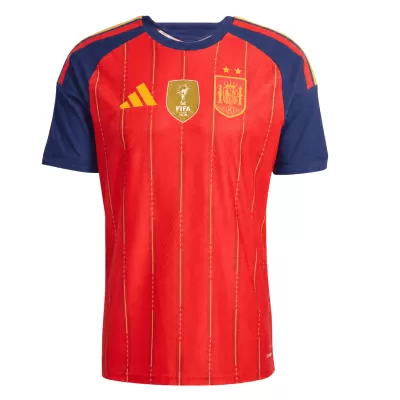 Spain Home Soccer Jersey 2026 Champion Edition Player Version - 2 Stars - Soccerdeal