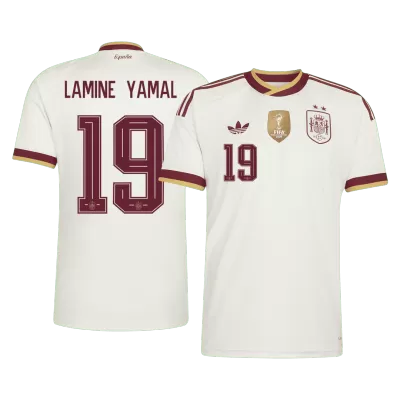 LAMINE YAMAL #19 Spain Away Soccer Jersey 2026 Champion Edition - Soccerdeal