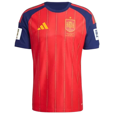 Spain Home Soccer Jersey 2026 FIFA World Cup 2026 Final Match Edition (With Patches) - Soccerdeal