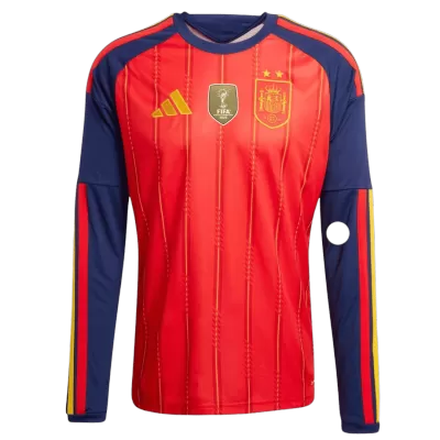 Spain Home Long Sleeve Soccer Jersey 2026 - Soccerdeal
