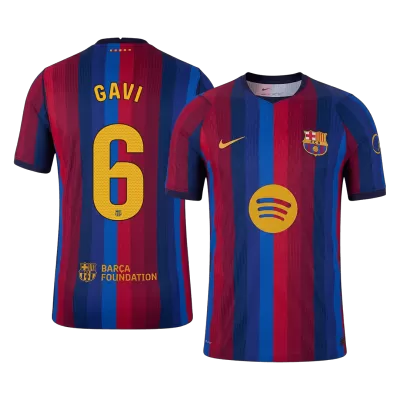 GAVI #6 Barcelona Home Soccer Jersey 2026/27 Player Version - Soccerdeal