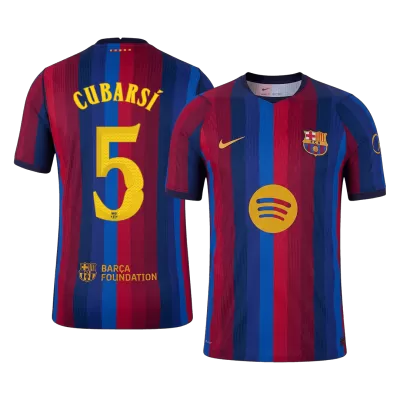 CUBARSÍ #5 Barcelona Home Soccer Jersey 2026/27 - UCL Player Version - Soccerdeal