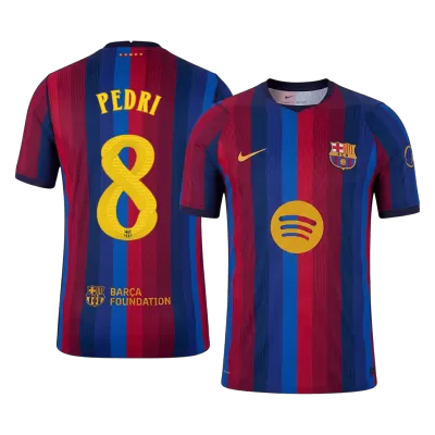PEDRI #8 Barcelona Home Soccer Jersey 2026/27 - UCL Player Version - Soccerdeal