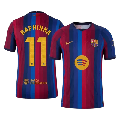 RAPHINHA #11 Barcelona Home Soccer Jersey 2026/27 Player Version - Soccerdeal