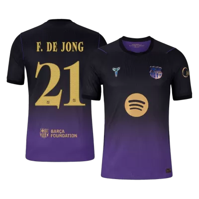 F. DE JONG #21 Barcelona Away Soccer Jersey 2026/27 - UCL Player Version - Soccerdeal