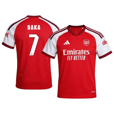 SAKA #7 Arsenal Home Soccer Jersey 2026/27 -UCL - Soccerdeal
