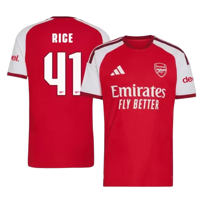 RICE #41 Arsenal Home Soccer Jersey 2026/27 - UCL Player Version - Soccerdeal
