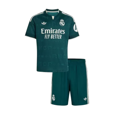 Kid's Real Madrid Away Soccer Jersey Kit(Jersey+Shorts) 2026/27 - Soccerdeal