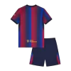 Kid's Barcelona Home Soccer Jersey Kit(Jersey+Shorts) 2026/27 - Soccerdeal