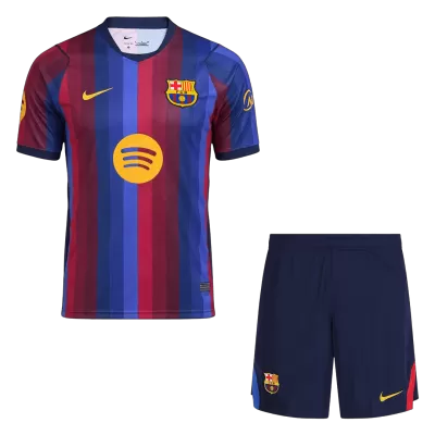 Barcelona Home Soccer Jersey Kit(Jersey+Shorts) 2026/27 - Soccerdeal