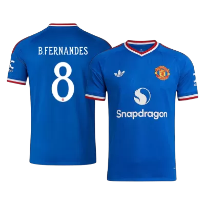 B. FERNANDES #8 Manchester United Away Soccer Jersey 2026/27 -UCL - Soccerdeal