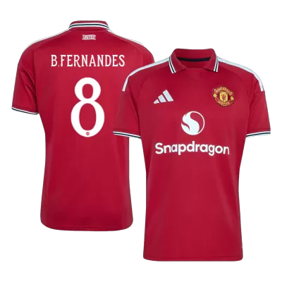 B.FERNANDES #8 Manchester United Home Soccer Jersey 2026/27 -UCL - Soccerdeal