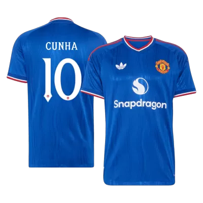 CUNHA #10 Manchester United Away Soccer Jersey 2026/27 - UCL Player Version - Soccerdeal