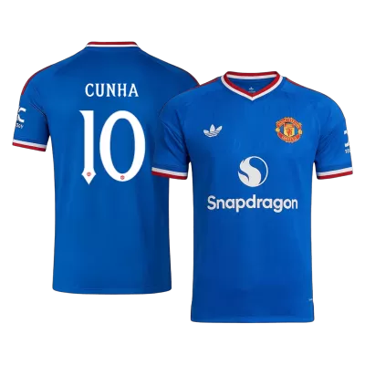 CUNHA #10 Manchester United Away Soccer Jersey 2026/27 -UCL - Soccerdeal