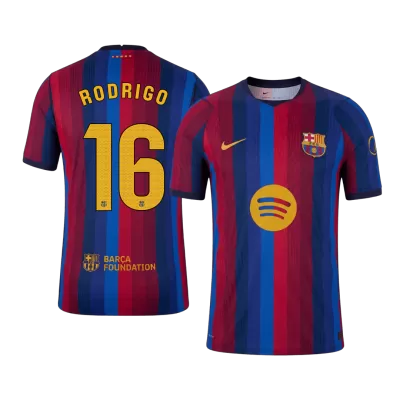 RODRIGO #16 Barcelona Home Soccer Jersey 2026/27 Player Version - Soccerdeal