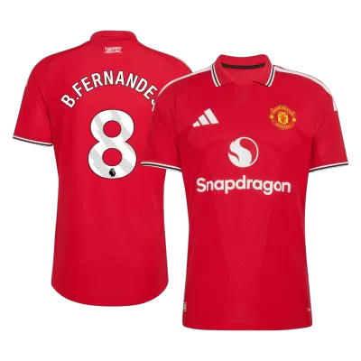 B. FERNANDES #8 Manchester United Home Soccer Jersey 2026/27 Player Version - Soccerdeal