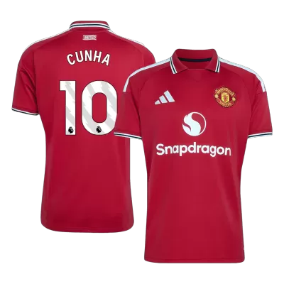 CUNHA #10 Manchester United Home Soccer Jersey 2026/27 - Soccerdeal