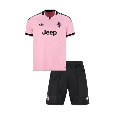Kid's Juventus Away Soccer Jersey Kit(Jersey+Shorts) 2026/27 - Soccerdeal