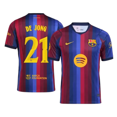 F. DE JONG #21 Barcelona Home Soccer Jersey 2026/27 -UCL - Soccerdeal