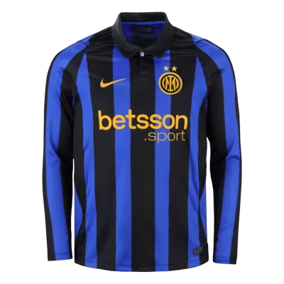 Inter Milan Home Long Sleeve Soccer Jersey 2026/27 - Soccerdeal