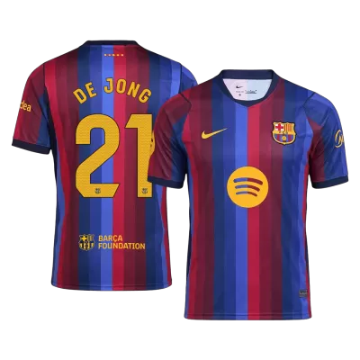 F. DE JONG #21 Barcelona Home Soccer Jersey 2026/27 - Soccerdeal