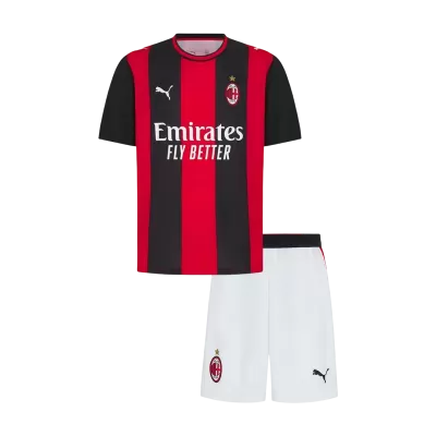 Kid's AC Milan Home Soccer Jersey Kit(Jersey+Shorts) 2026/27 - Soccerdeal