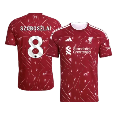SZOBOSZLAI #8 Liverpool Home Soccer Jersey 2026/27 - Soccerdeal