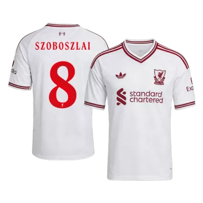 SZOBOSZLAI #8 Liverpool Away Soccer Jersey 2026/27 -UCL - Soccerdeal
