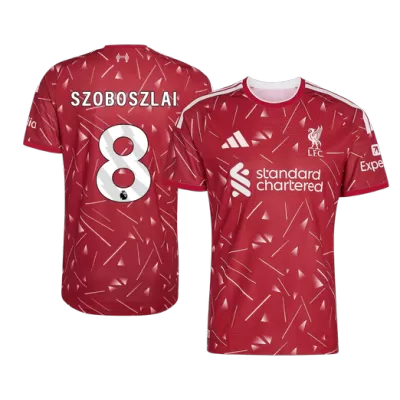 SZOBOSZLAI #8 Liverpool Home Soccer Jersey 2026/27 Player Version - Soccerdeal