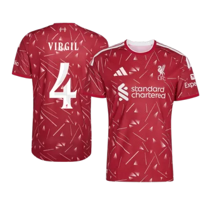 VIRGIL #4 Liverpool Home Soccer Jersey 2026/27 - UCL Player Version - Soccerdeal