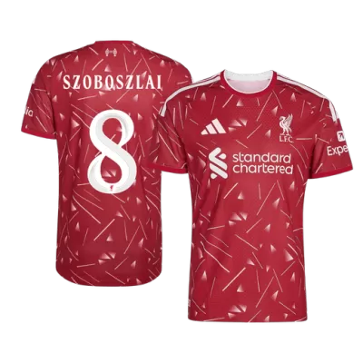 SZOBOSZLAI #8 Liverpool Home Soccer Jersey 2026/27 - UCL Player Version - Soccerdeal
