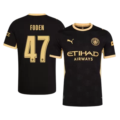 FODEN #47 Manchester City Away Soccer Jersey 2026/27 - UCL Player Version - Soccerdeal
