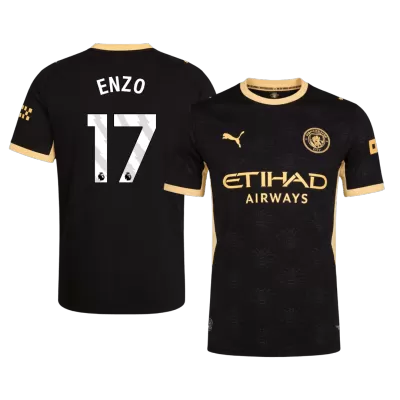 ENZO #17 Manchester City Away Soccer Jersey 2026/27 Player Version - Soccerdeal