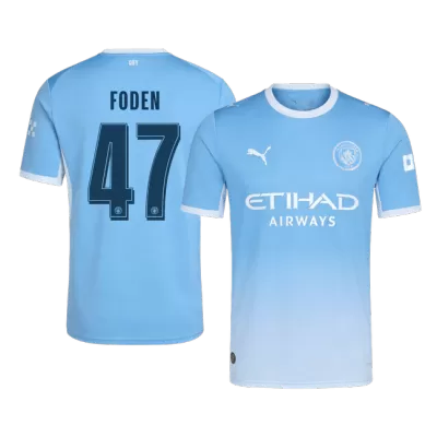 FODEN #47 Manchester City Home Soccer Jersey 2026/27 -UCL - Soccerdeal